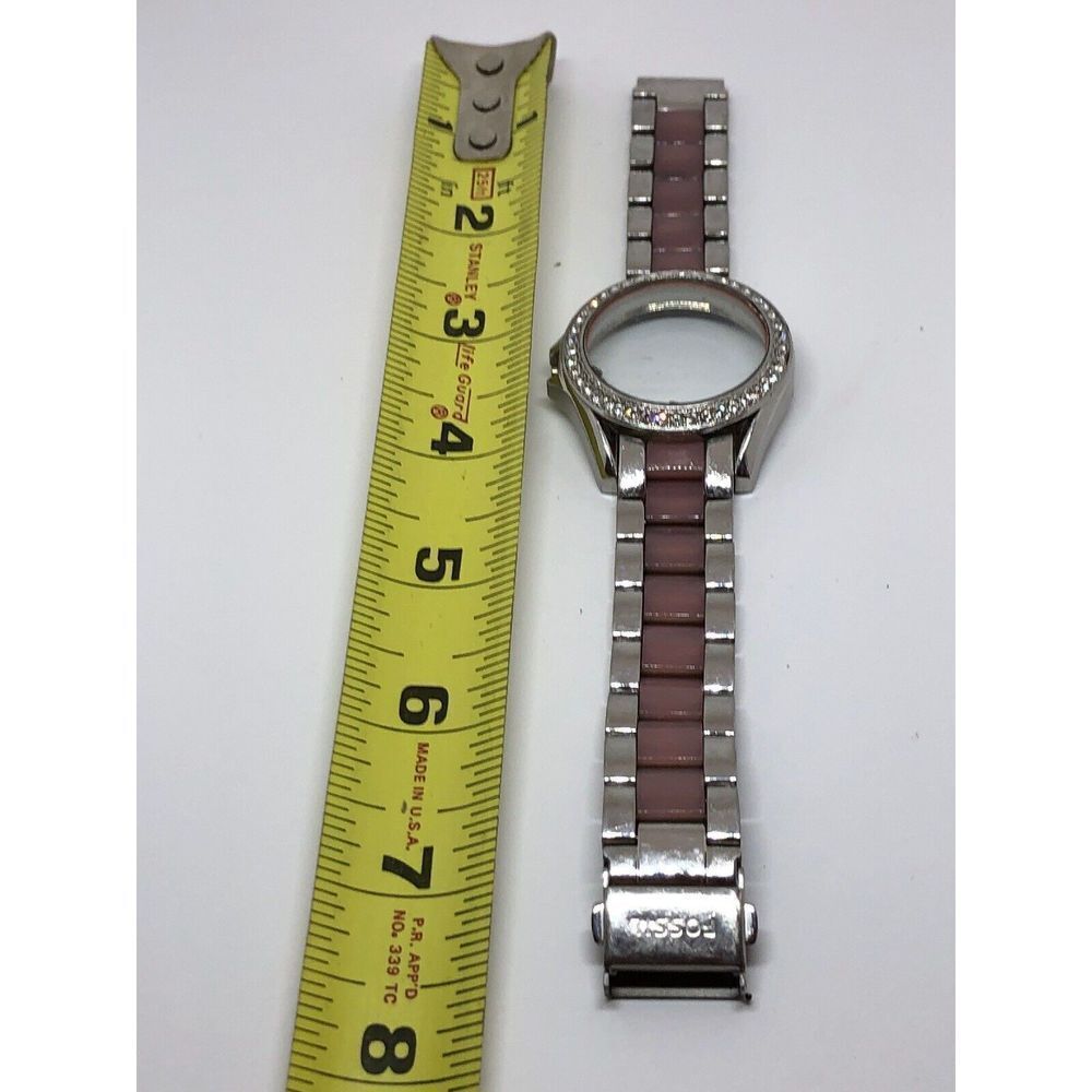 Authentic Fossil Watch Parts Used Links Case Band 18mm L299